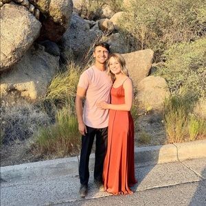 Cinnamon David’s Bridal Bridesmaid Dress